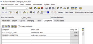 SAP: how to program and test ABAP function modules - Heiko Evermann's ...
